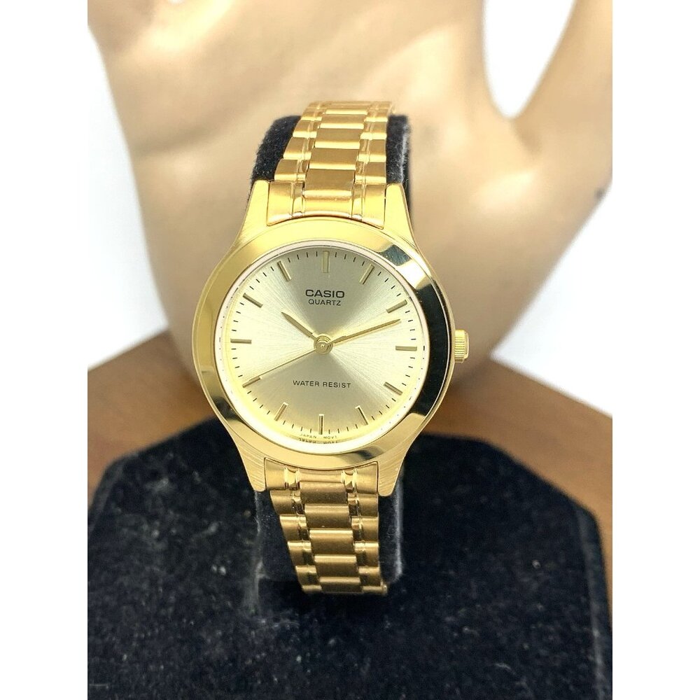 Casio Women's Watch LTP-1128 Quartz Analog Gold Stainless Steel 1330 27mm